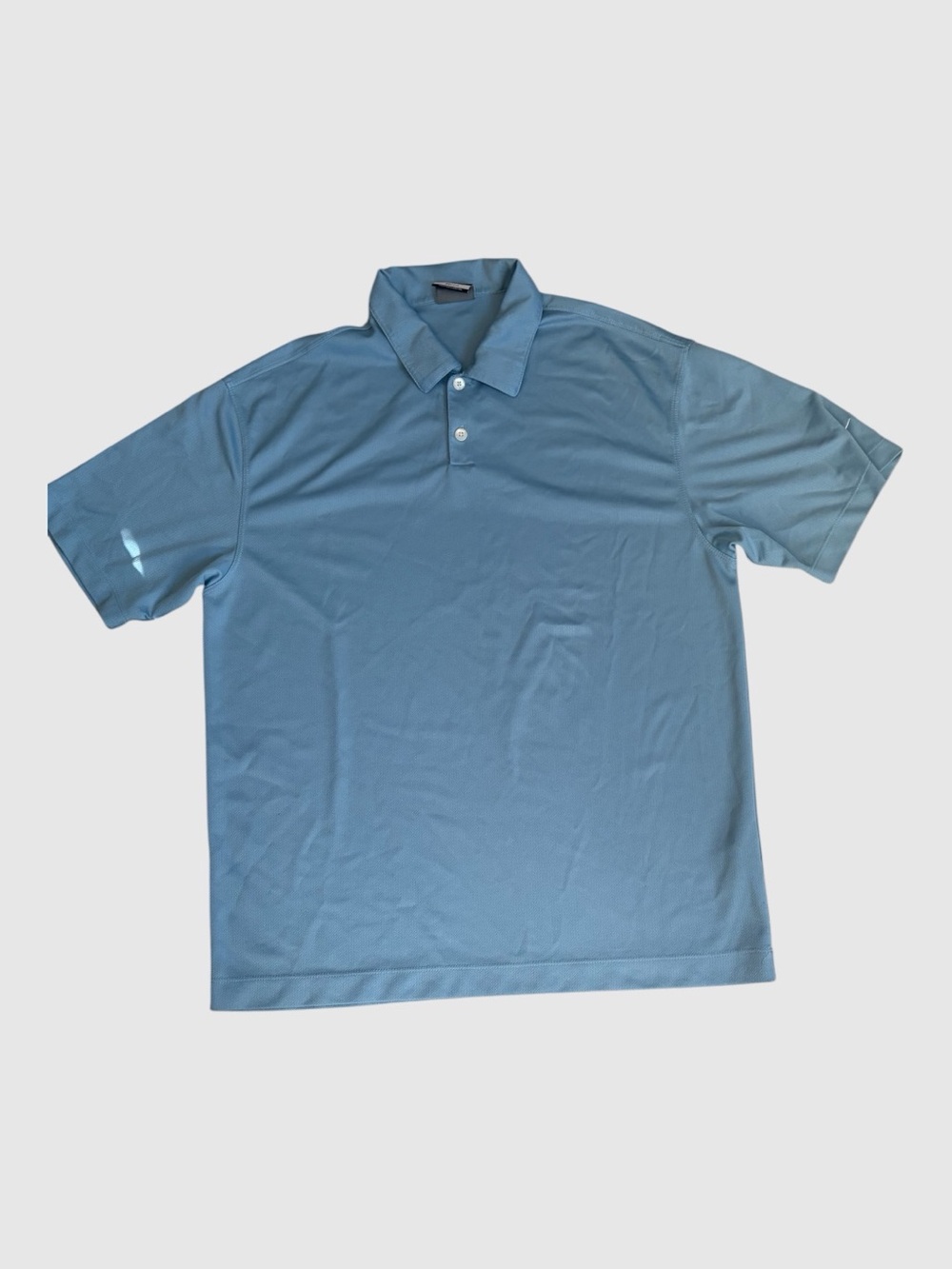 Nike Golf Dri-FIT Light Slate Blue Short Sleeve Polo Shirt Mens Large